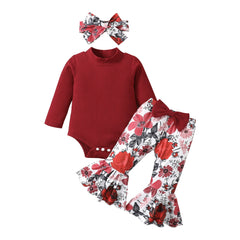3-Piece Baby Flared Sets Pawlulu