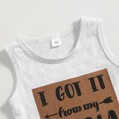 2PCS Mommy's Bestie Boy Set