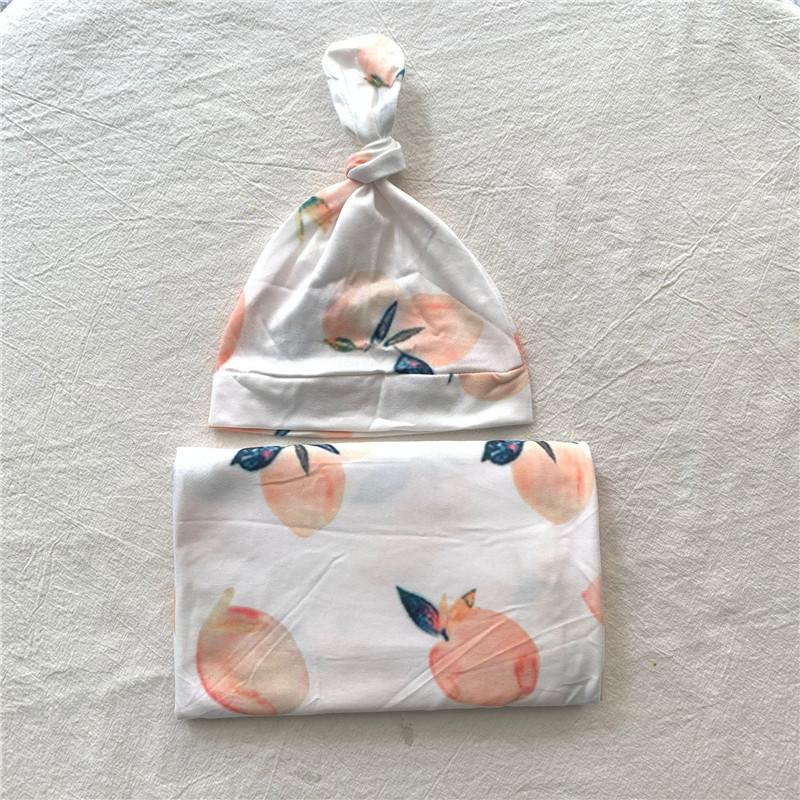 Baby Wraps Newborn Swaddling Cloth with Hat