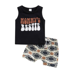 2PCS Mommy's Bestie Boy Set