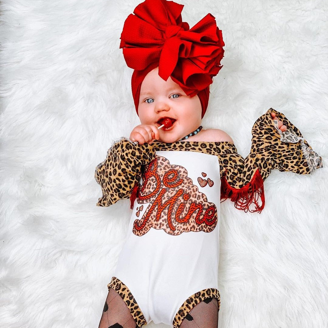 Be Mine Love Tassels Bell Romper pawlulu