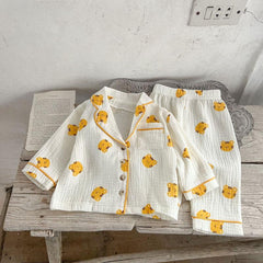 2pcs Animal Toddler Pajamas Suit