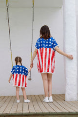 4th of July Mommy&me T-Dress Pawlulu