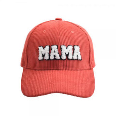 Mama Mini Corduroybaseball Caps Adjustable