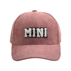 Mama Mini Corduroybaseball Caps Adjustable