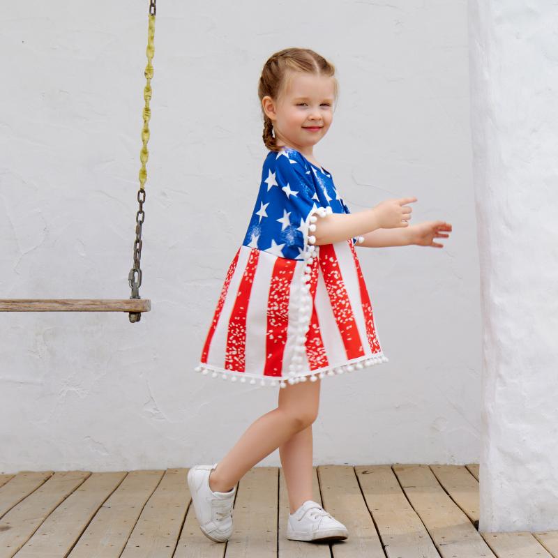 4th of July Mommy&me T-Dress Pawlulu