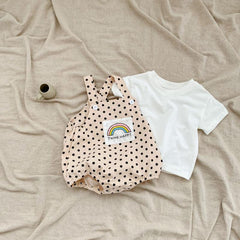 Summer Baby Rainbow Shortalls