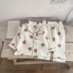 2pcs Animal Toddler Pajamas Suit