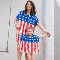 4th of July Mommy&me T-Dress Pawlulu