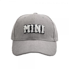 Mama Mini Corduroybaseball Caps Adjustable