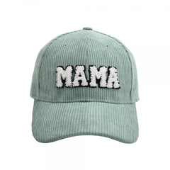 Mama Mini Corduroybaseball Caps Adjustable