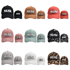 Mama Mini Corduroybaseball Caps Adjustable