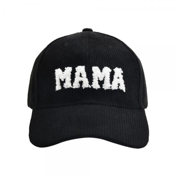 Mama Mini Corduroybaseball Caps Adjustable