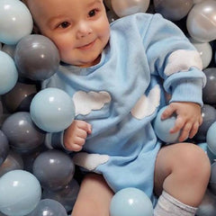 Newborn Baby 3D Cloud Flower Romper